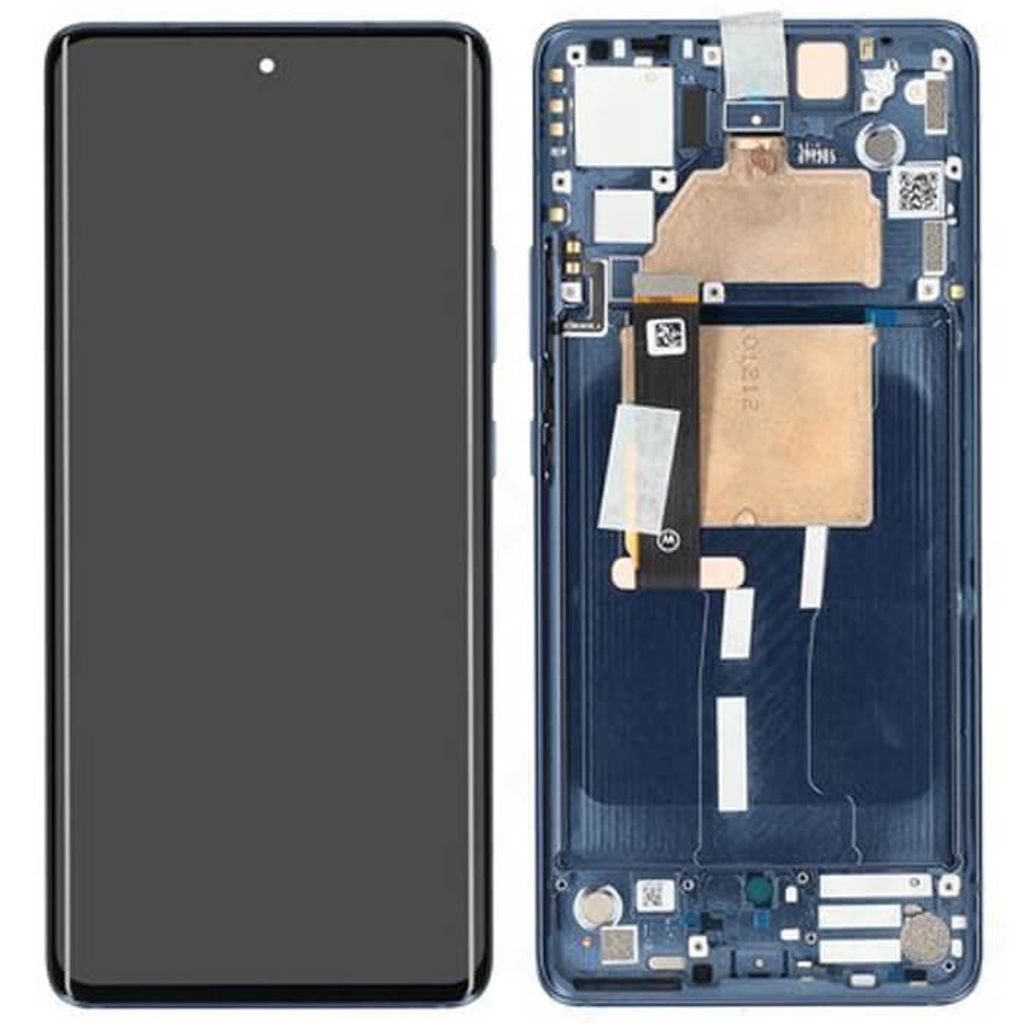 Motorola Edge 30 Fusion LCD-display – blå