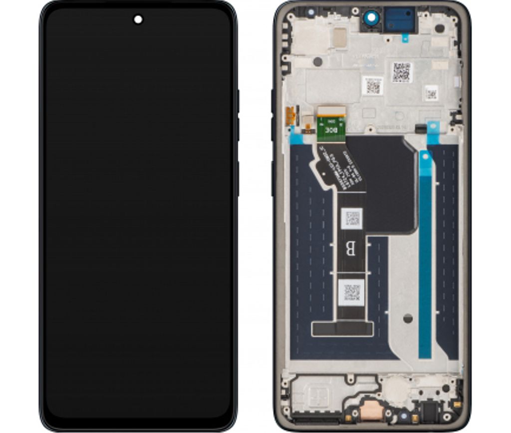Motorola Moto G56 LCD-display Original – svart
