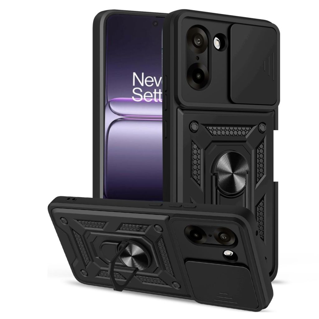 OnePlus Nord CE5 5G skal with stativ – svart
