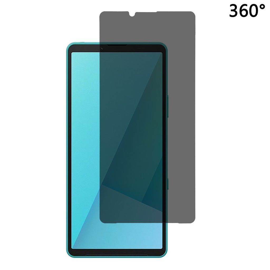 Sony Xperia 10 VII skärmskydd Anti Spy härdat glas 360° sekretess