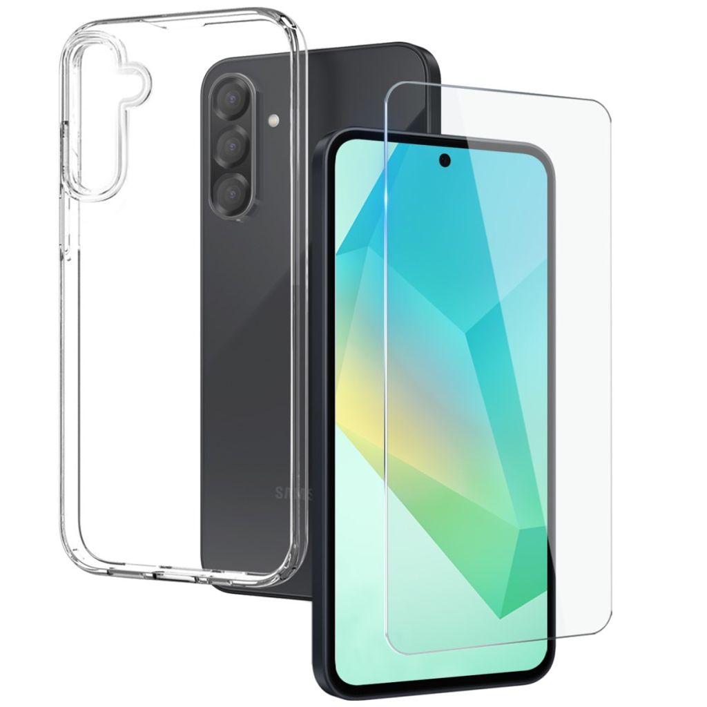 NORTHJO Samsung Galaxy A36 5G skal & skärmskydd – transparent