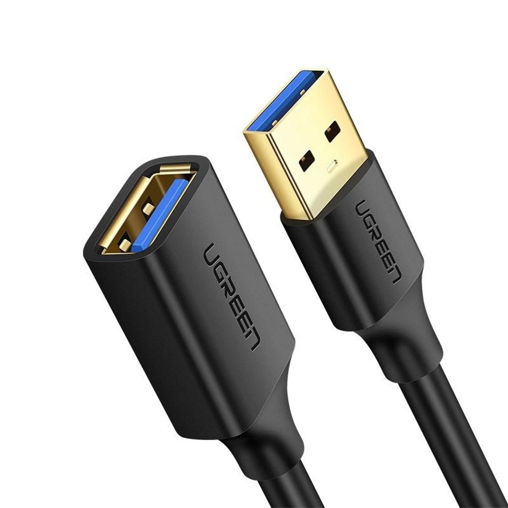 Ugreen USB-A 3.0 (female) to USB-A 3.0 (male) extension cable, 1.5 m - black