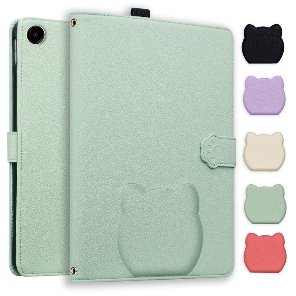 Samsung Galaxy Tab A11 Plus/Tab A9 Plus Wallet Cover with Stand – Green