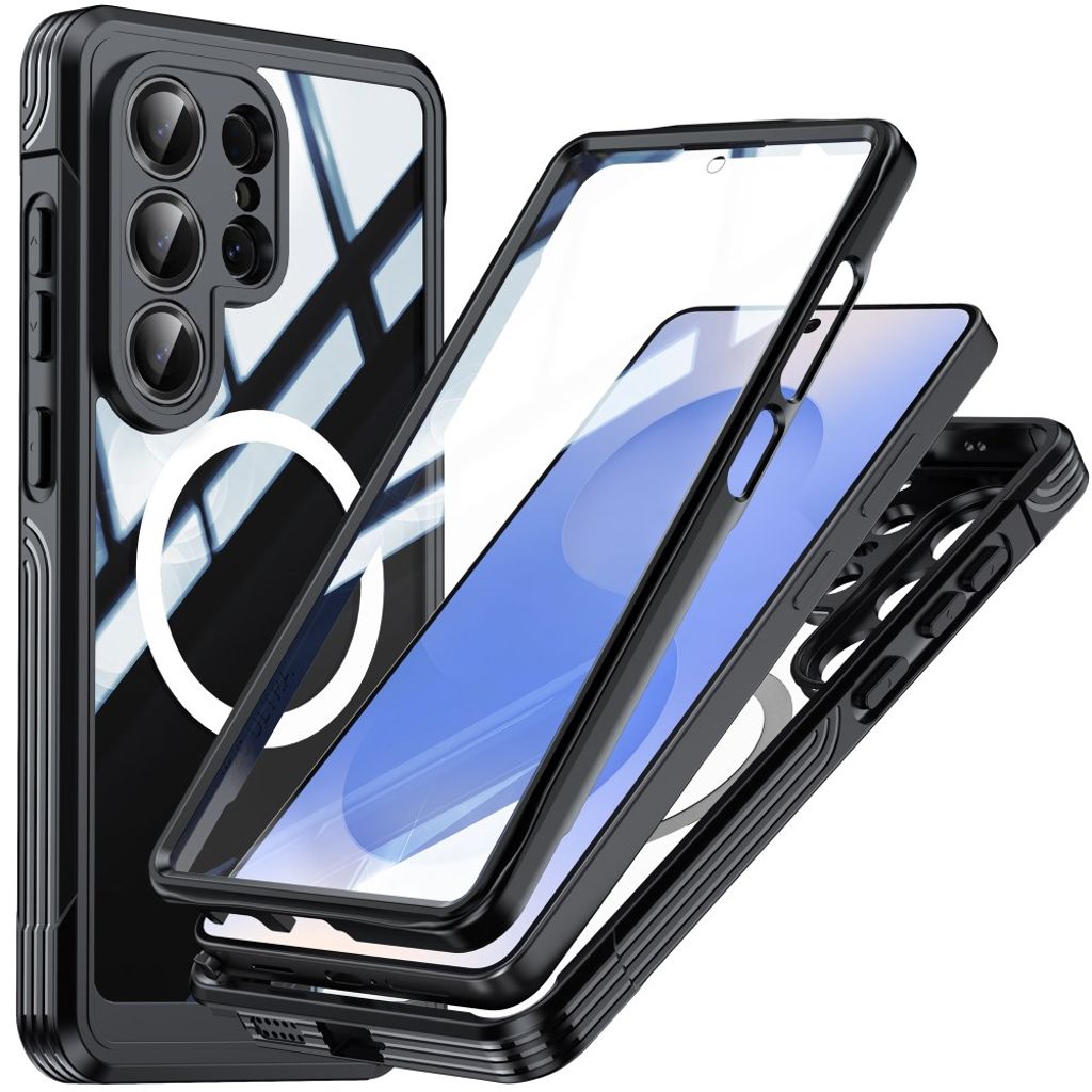 Samsung Galaxy S26 Ultra MagSafe Case Built-in Screen Protector - Black