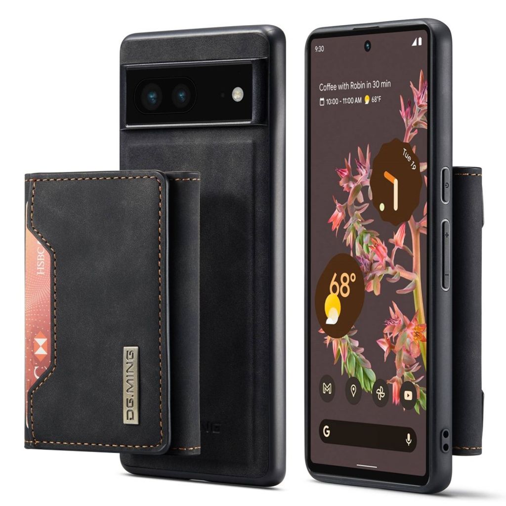 DG.MING M2 2in1 Google Pixel 7 5G skal with a wallet - svart