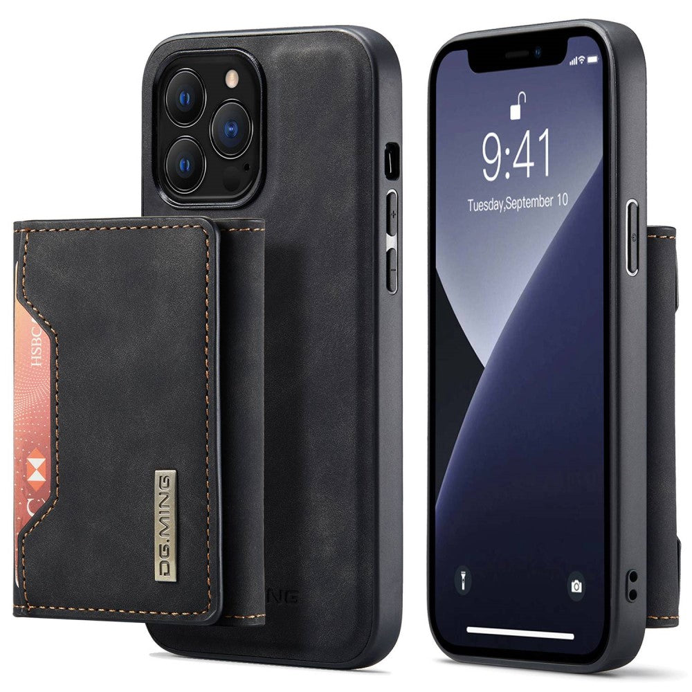 DG.MING Scratch-resistant mobilskal For iPhone 14 Pro – svart