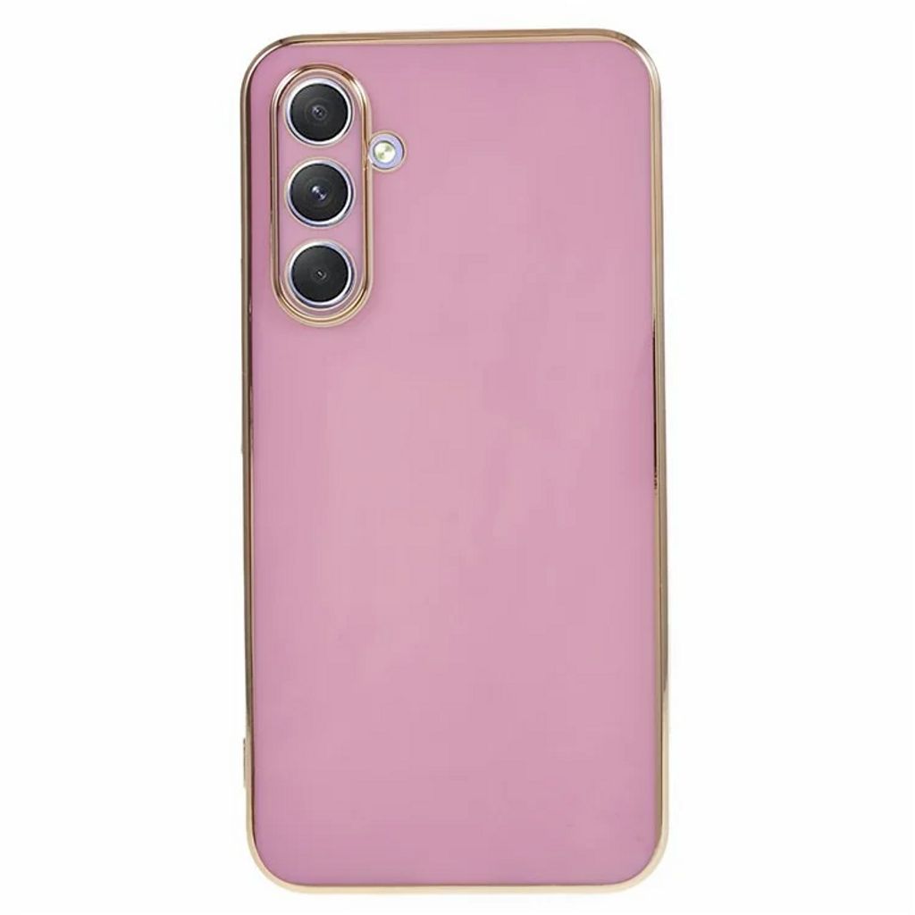 Samsung Galaxy S25 Plus skal with guld Details – lila