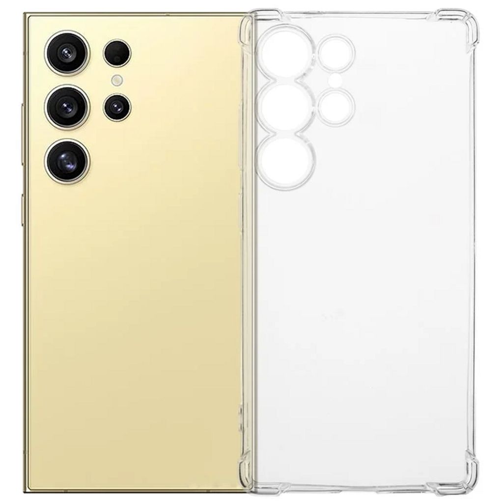 Samsung Galaxy S25 Ultra Case with Reinforced Corners - Transparent