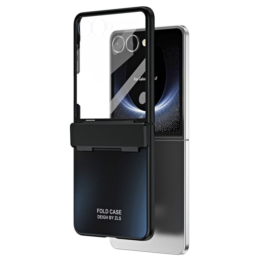 Samsung Galaxy Z Flip7 5G skal with skärmskydd – svart