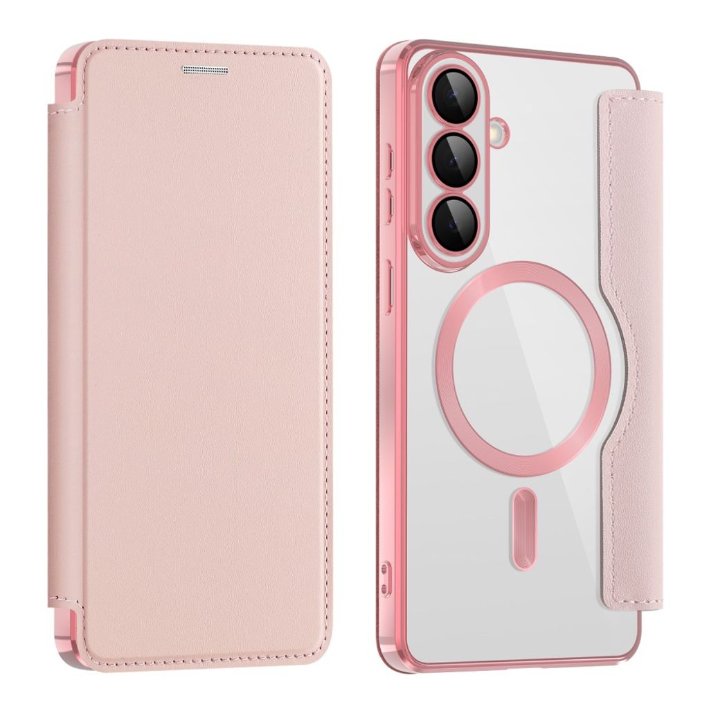 Samsung Galaxy S26 plånboksfodral Card Holder RFID Blocking – rosa