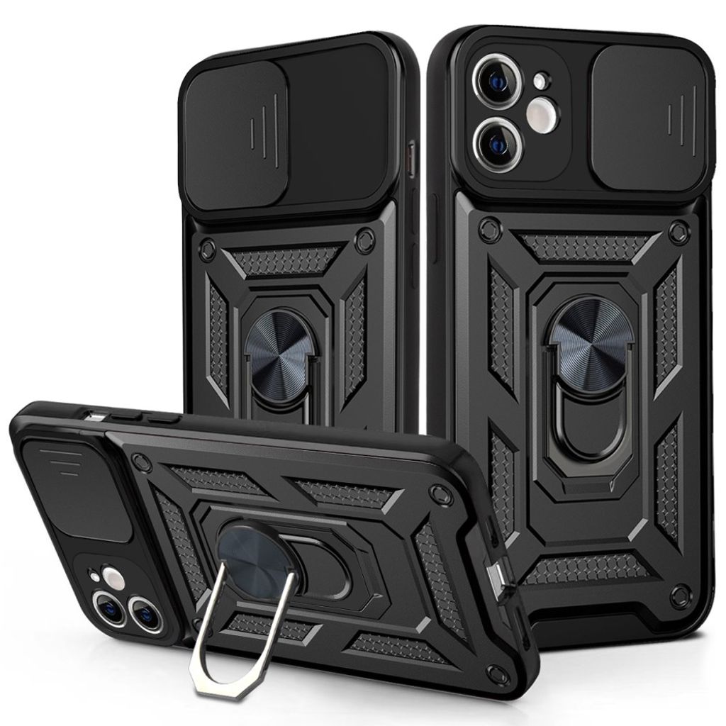 IPhone 11 skal with Ring holder – svart