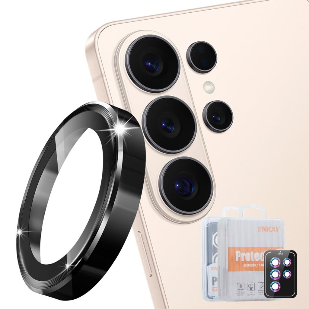 ENKAY HAT PRINCE Samsung Galaxy S26 Ultra Camera Lens Protector – svart