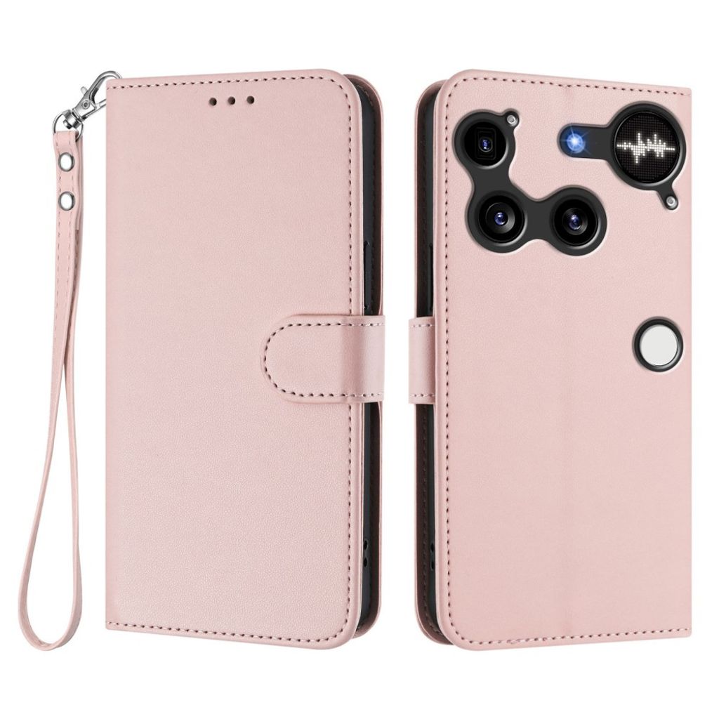Nothing Phone (3) plånboksfodral stativ – rosa