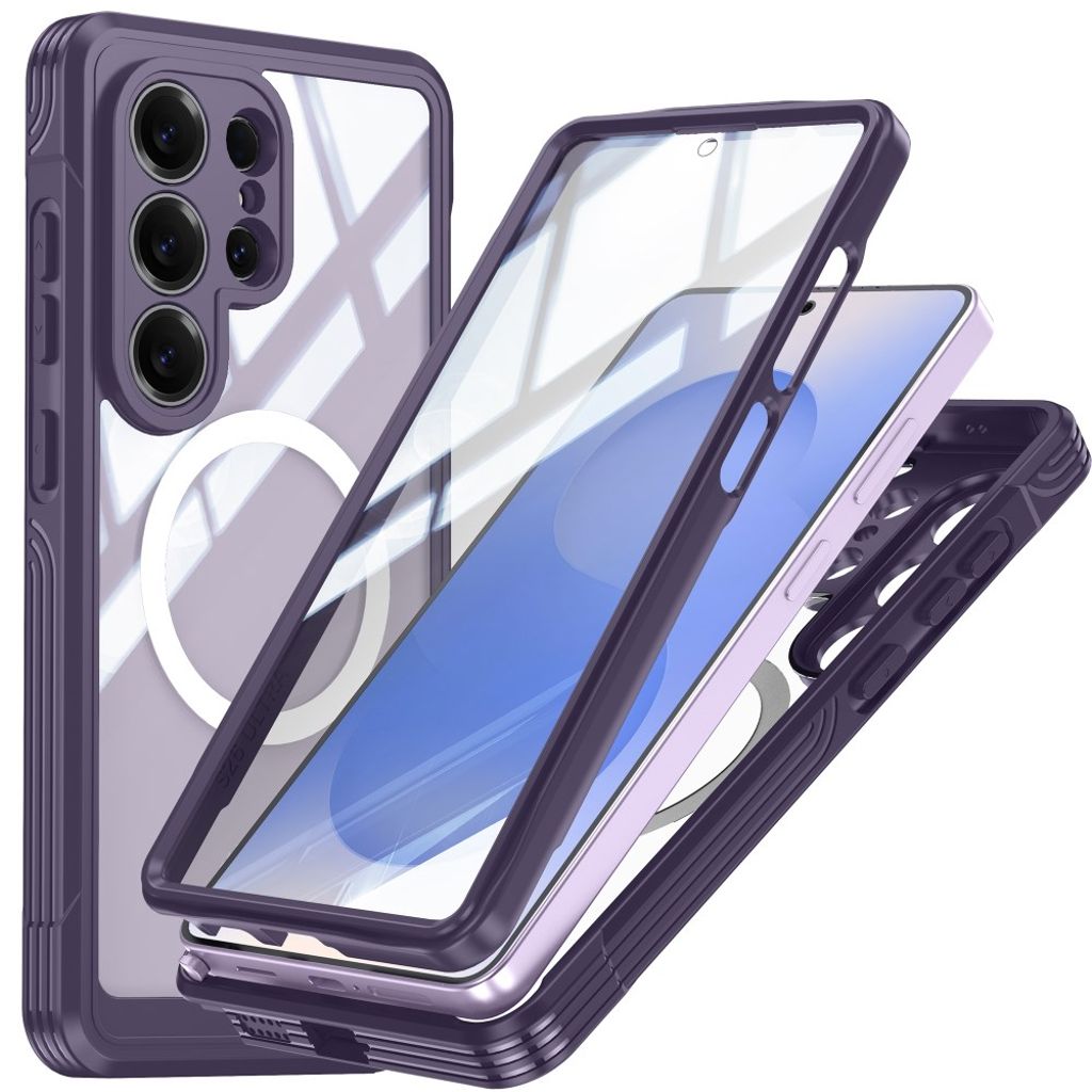 Samsung Galaxy S26 Ultra MagSafe skal Built-in skärmskydd – mörklila