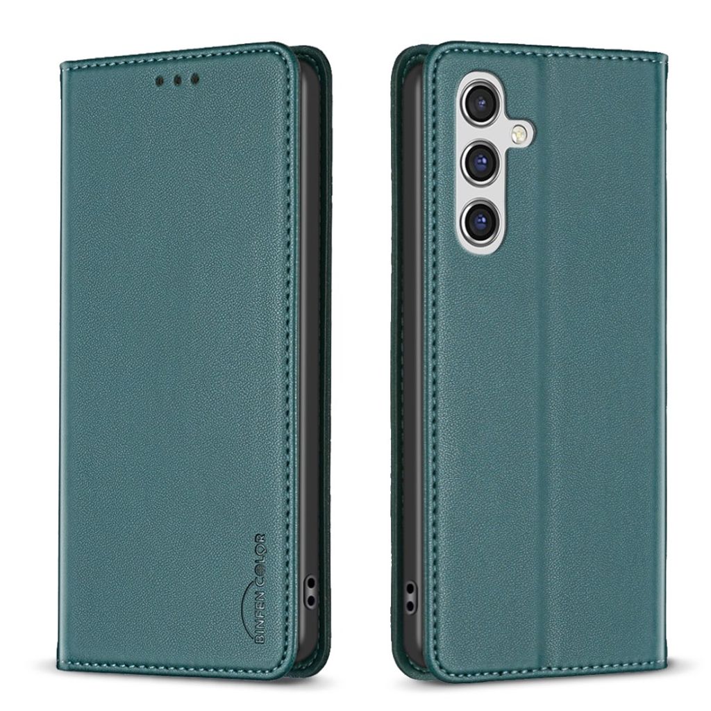 BINFEN COLOR Samsung Galaxy S25 FE fodral with stativ – grön