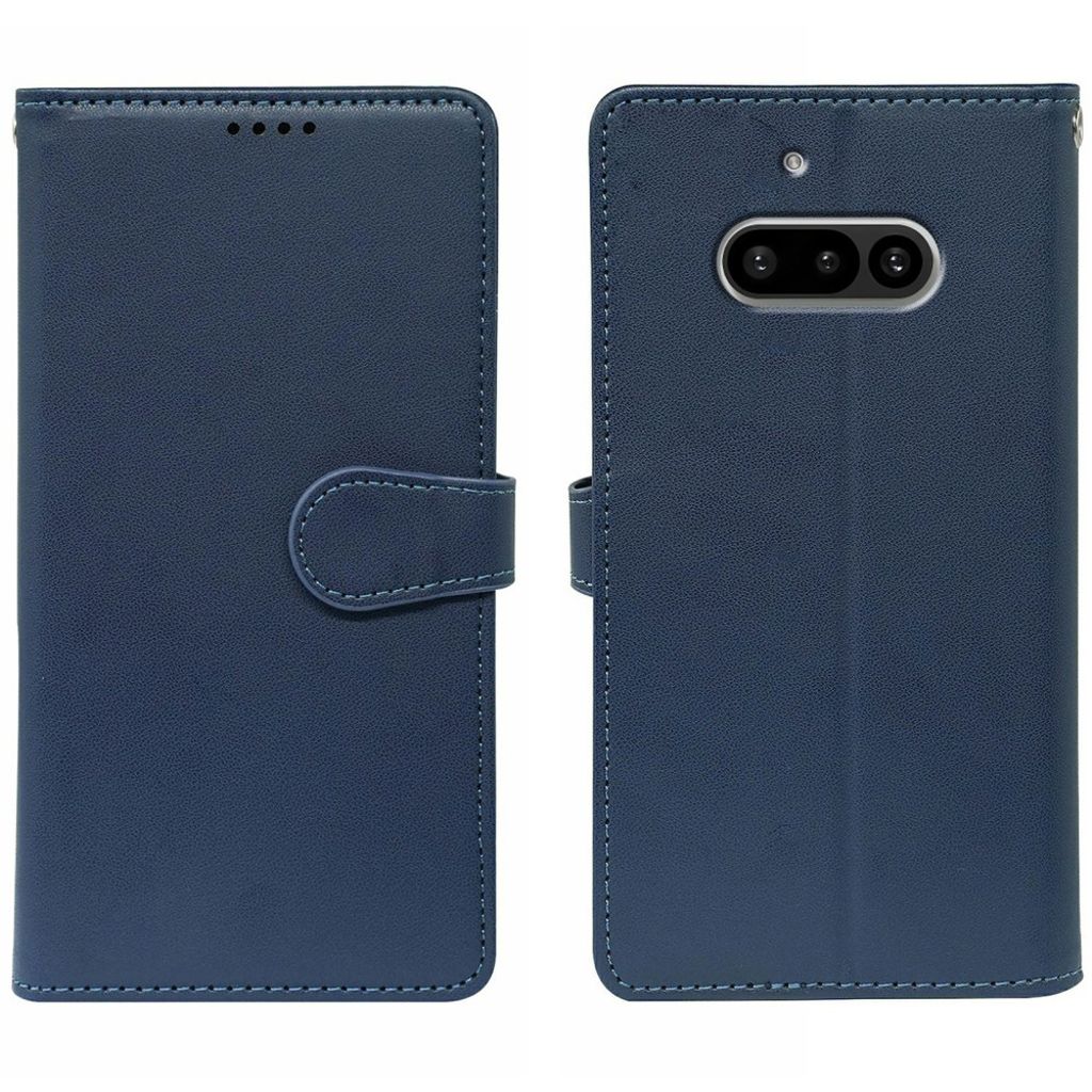 Nothing Phone (3a) fodral with 9 kortfack – blå