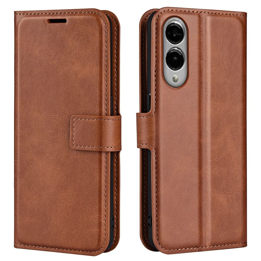 Samsung Galaxy S25 Edge Wallet Cover with Card slots - Light brown