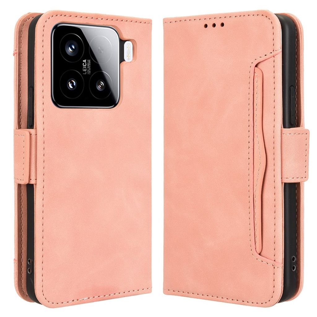 Xiaomi 15 Pro fodral with Wallet – rosa