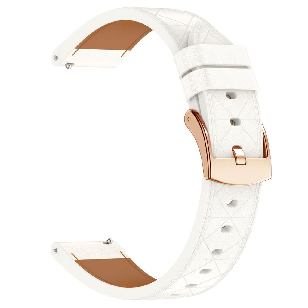 Garmin Venu 3S Watch Strap in Leather - White