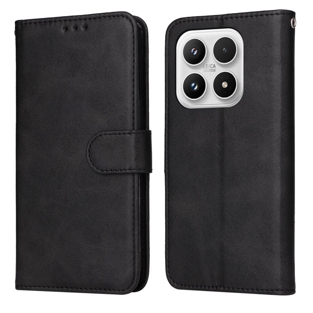 Xiaomi 17 plånboksfodral stativ PU Leather – svart