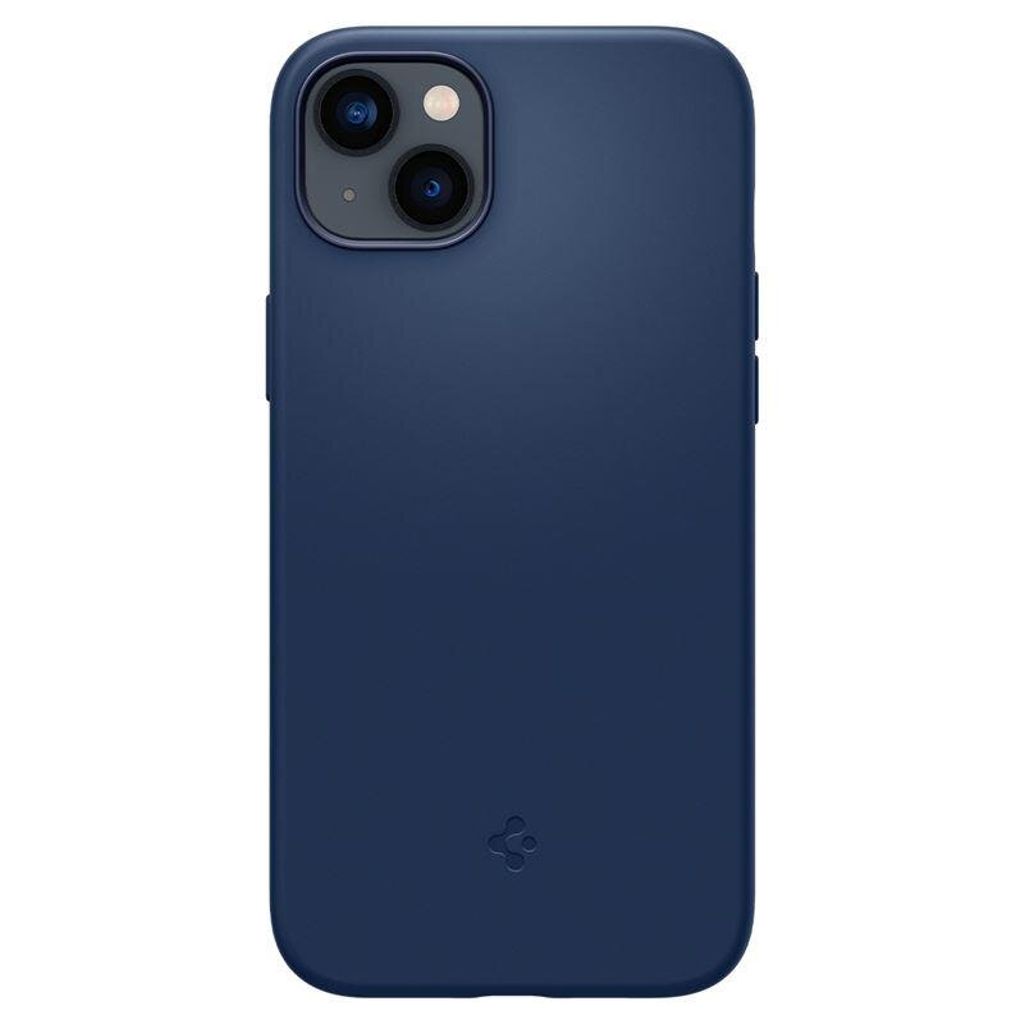 Spigen iPhone 14 Plus Silicone Fit Mag MagSafe skal – Navy blå