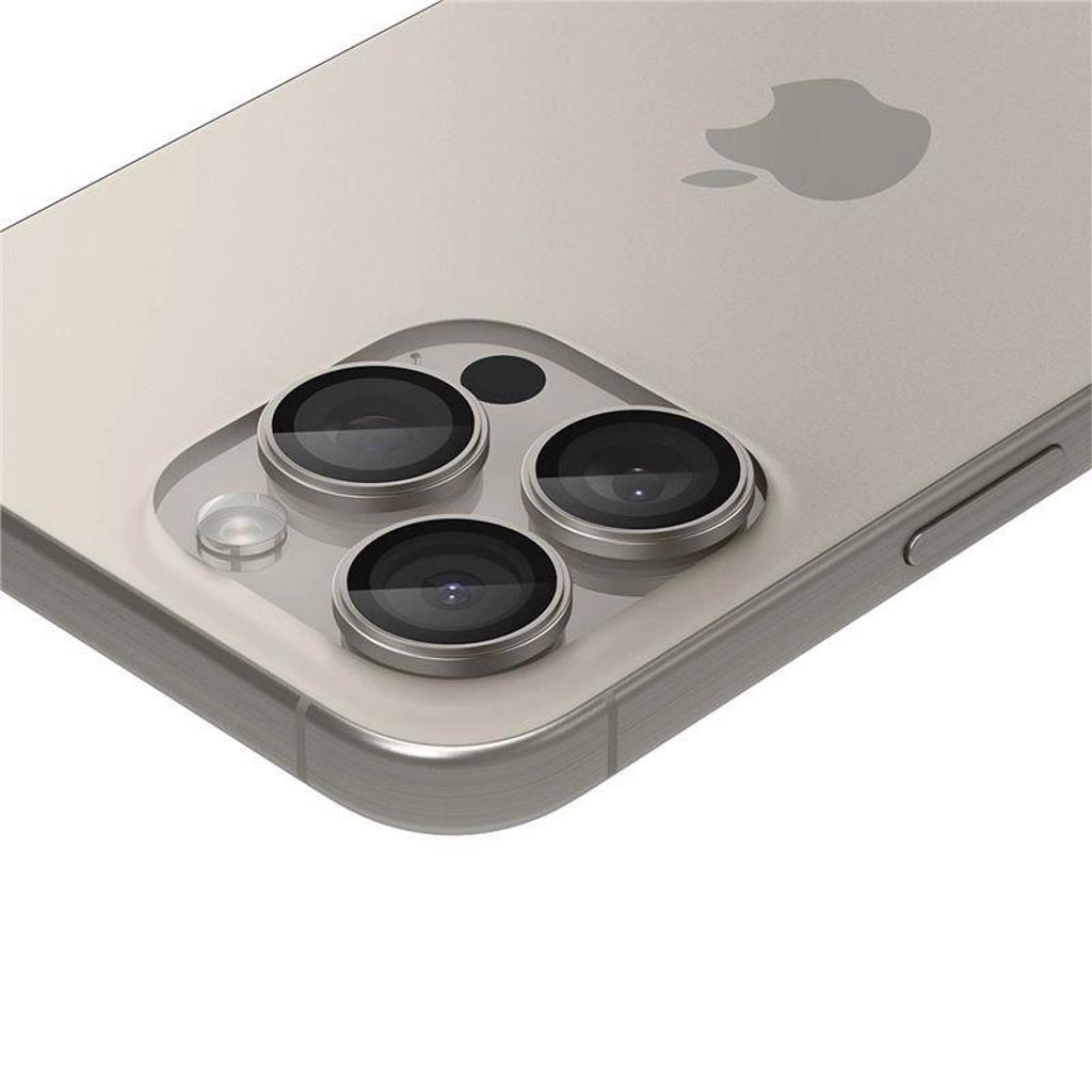 Spigen iPhone 14 Pro / 14 Pro Max / 15 Pro / 15 Pro Max Optik.Tr Ez Fit linsskydd, 2-pack