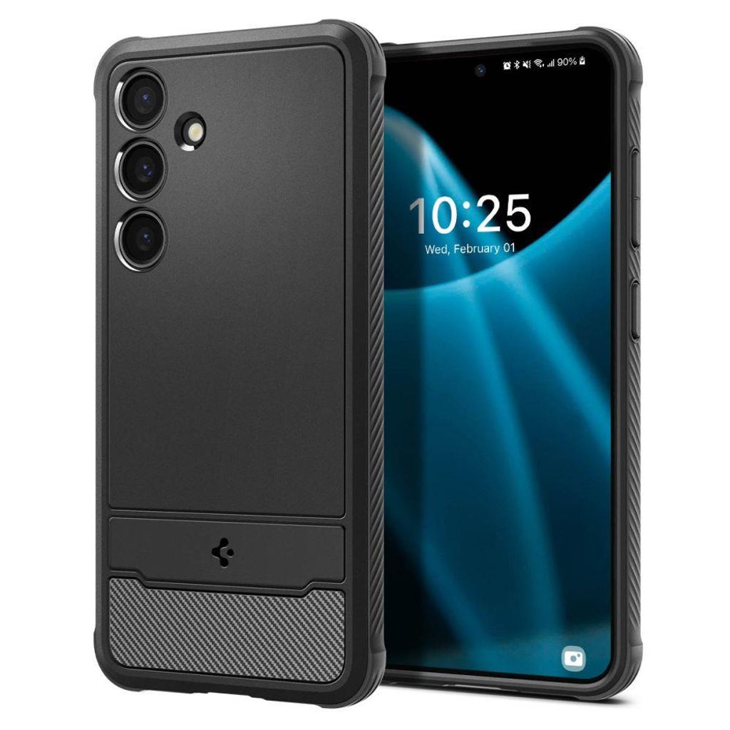 Spigen Rugged Armor skal till Samsung Galaxy S24 – matte svart