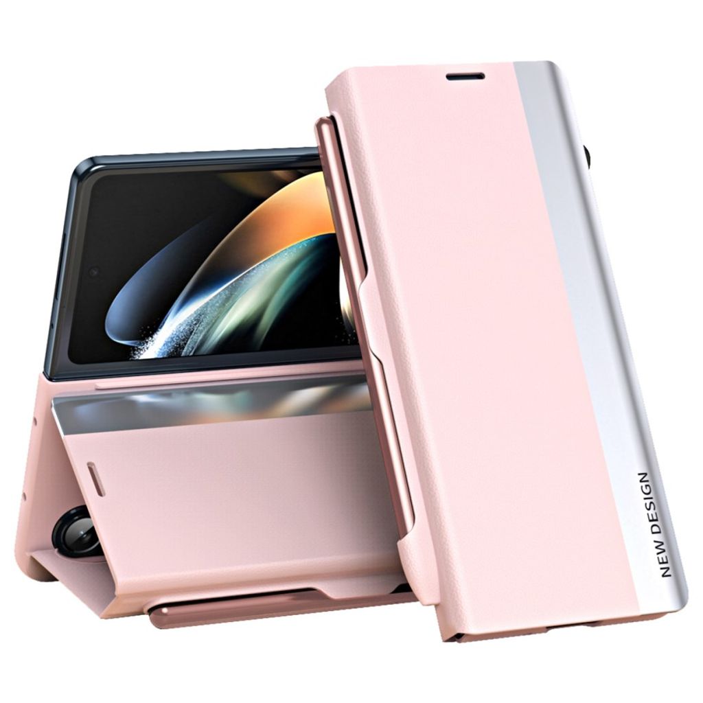 Samsung Galaxy Z Fold6 5G fodral with pen slot – rosa
