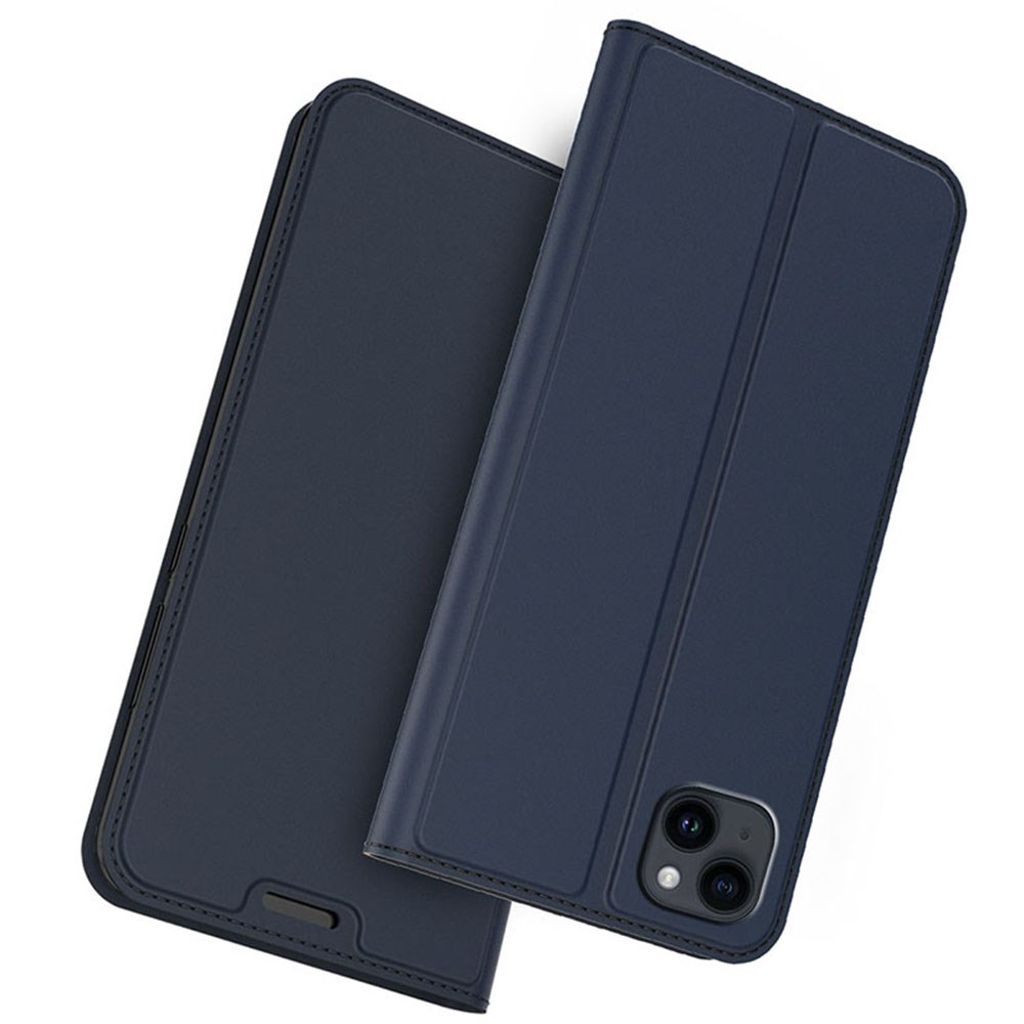 IPhone 13 fodral stativ kortfack Magnetic Closure - blå