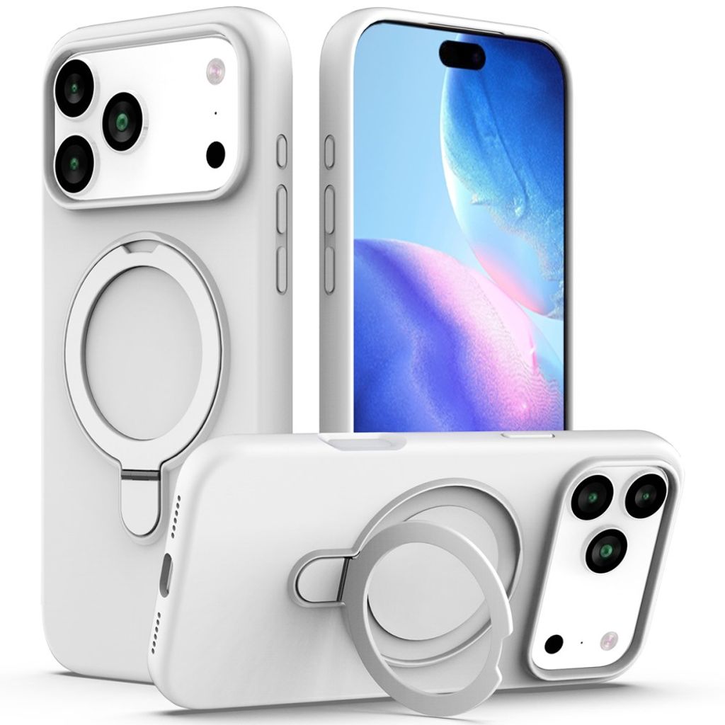 iPhone 17 Pro MagSafe Kickstand Case – White