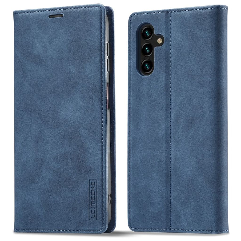 LC.IMEEKE Samsung Galaxy S24 FE plånboksfodral – blå