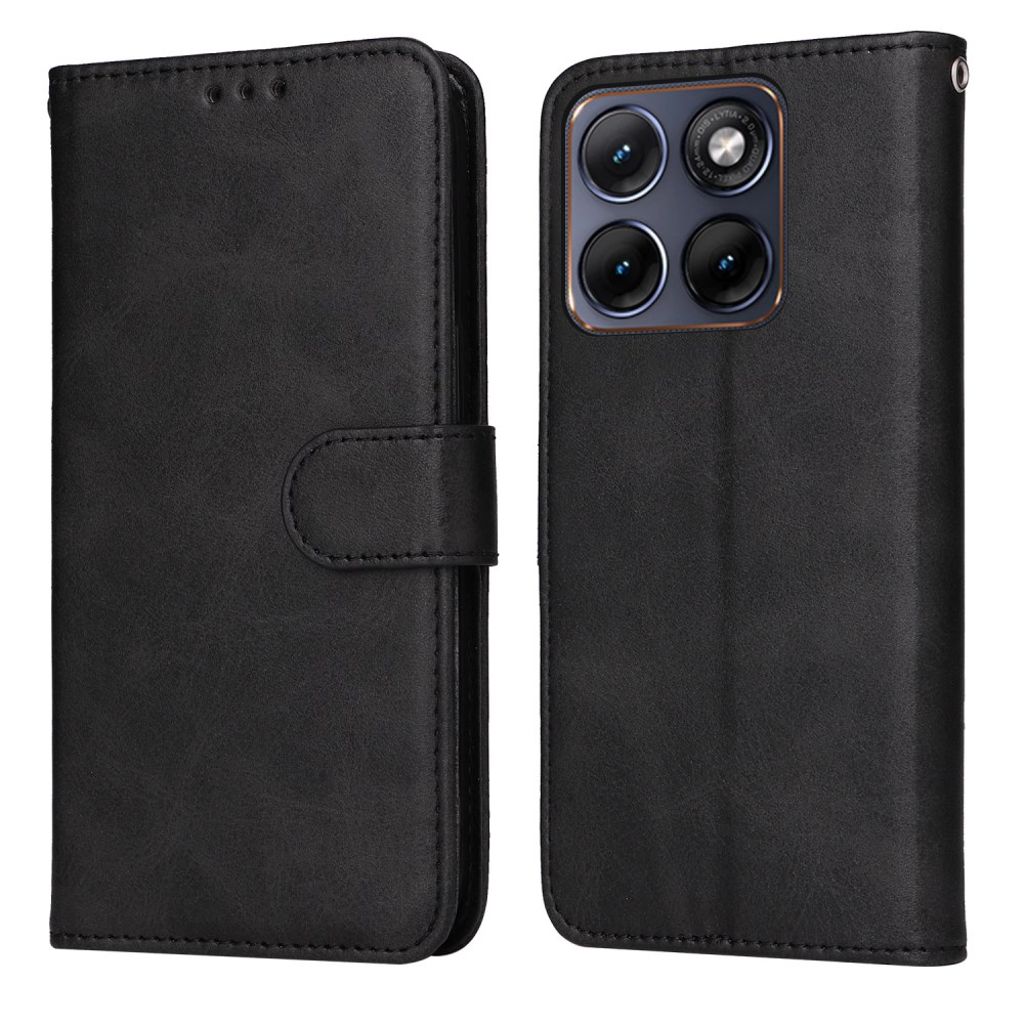 Motorola Edge 70 Fusion/70 Fusion Plus plånboksfodral – svart
