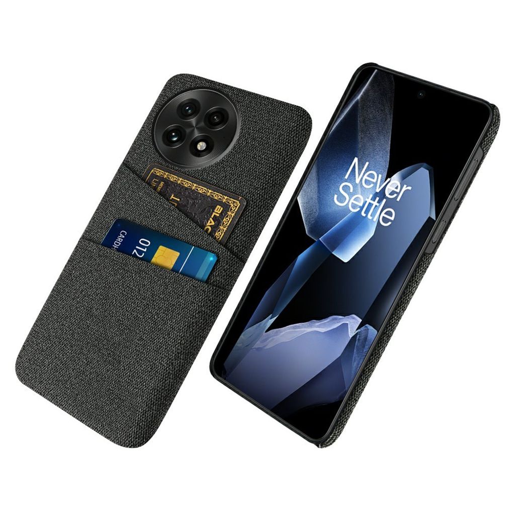 OnePlus 13 skal with kortfack – svart