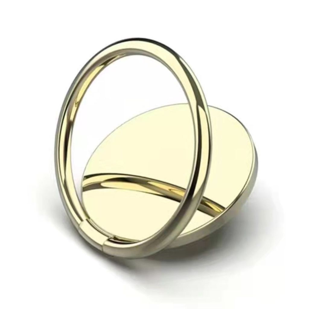 Magnetic ring holder with kickstand for phone – gold