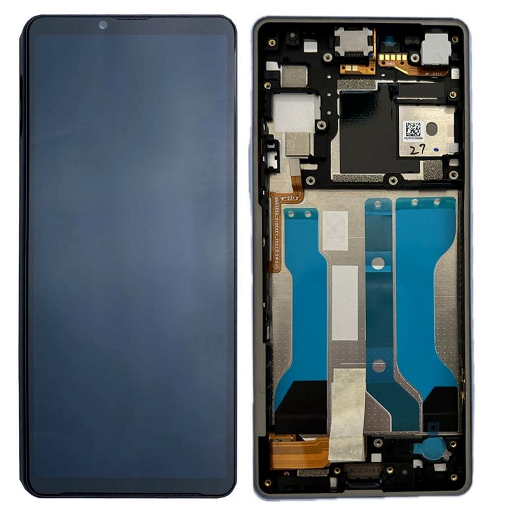 Sony Xperia 10 V display LCD Touchscreen + Frame – svart