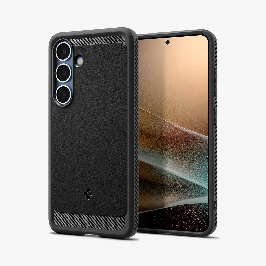 Spigen Samsung Galaxy S25 Plus Rugged Armor MagFit skal – Matte svart