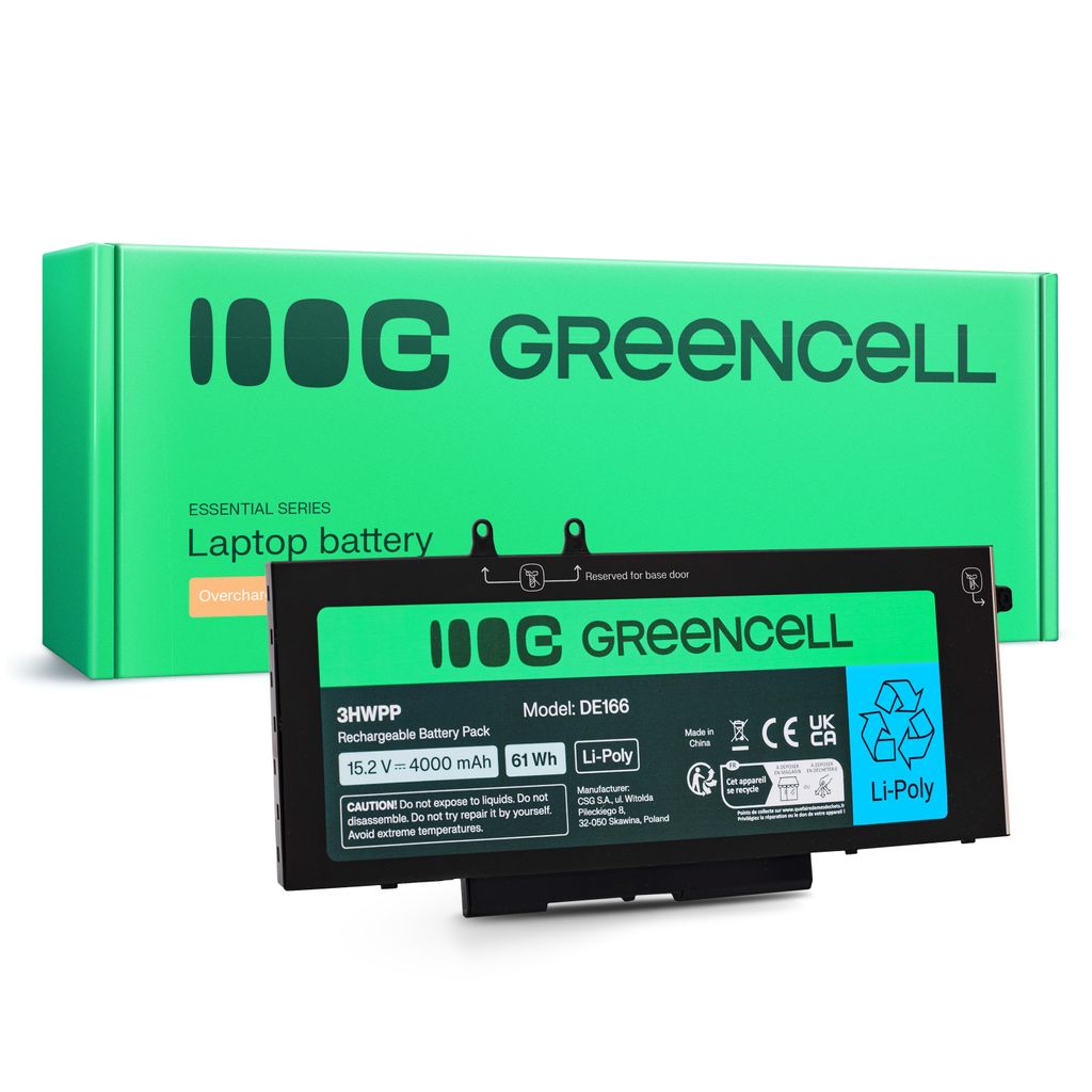 Green Cell Battery for Dell 3HWPP Dell Latitude 5400, 5401, 5410, 5411, etc