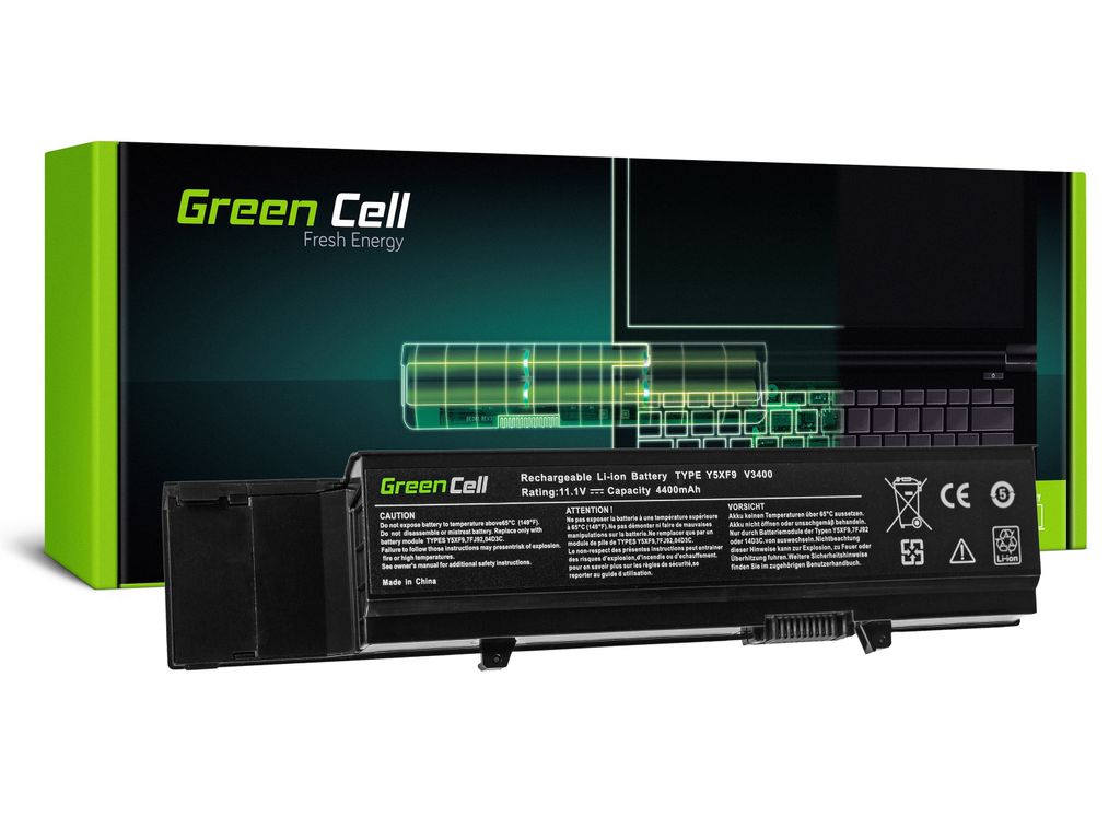 Green Cell 7FJ92 Y5XF9 Battery for Dell Vostro 3400/3500/3700