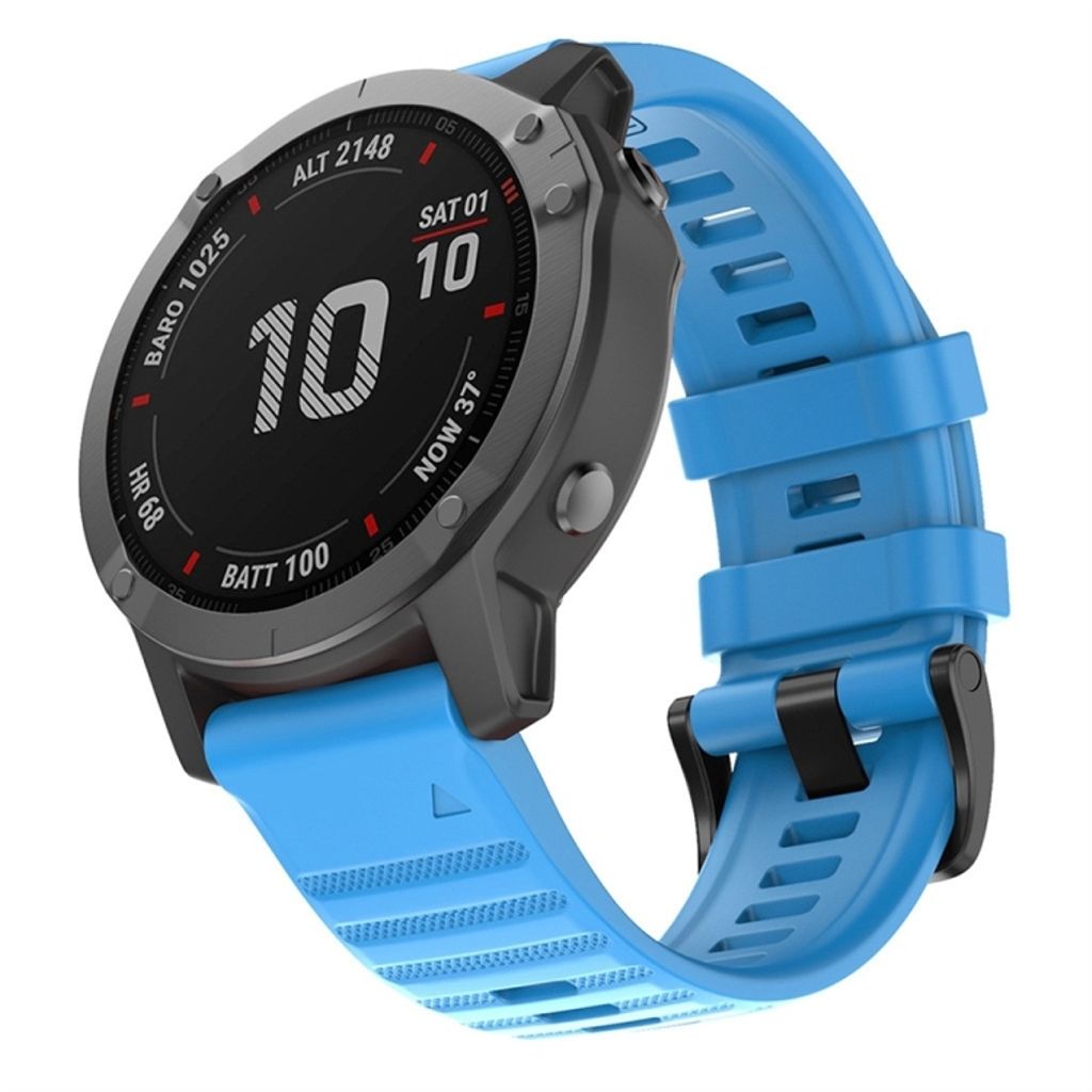 Garmin Fenix 7/7 Pro/Quatix 7/7Pro Silicone Watch Band - Blue