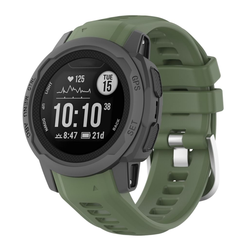 Garmin Instinct 2S Silicone Watch Band - Green