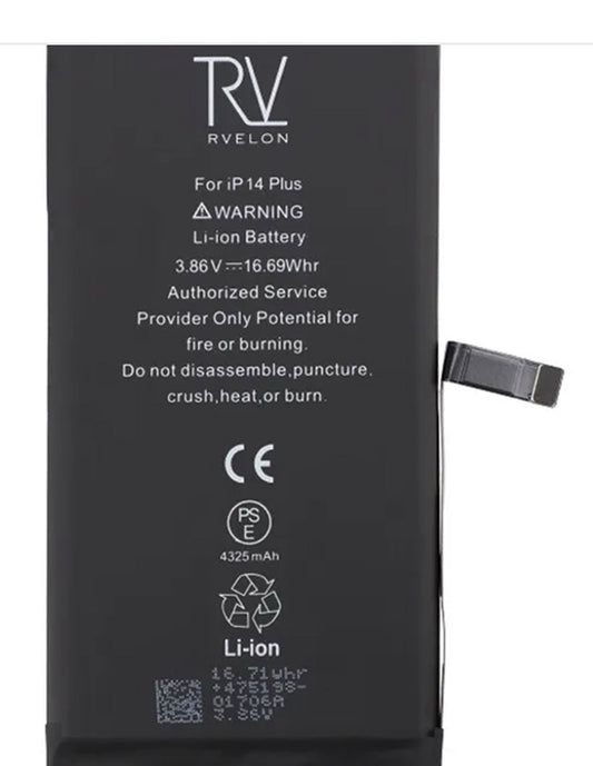 iPhone 14 Plus batteri ink montering