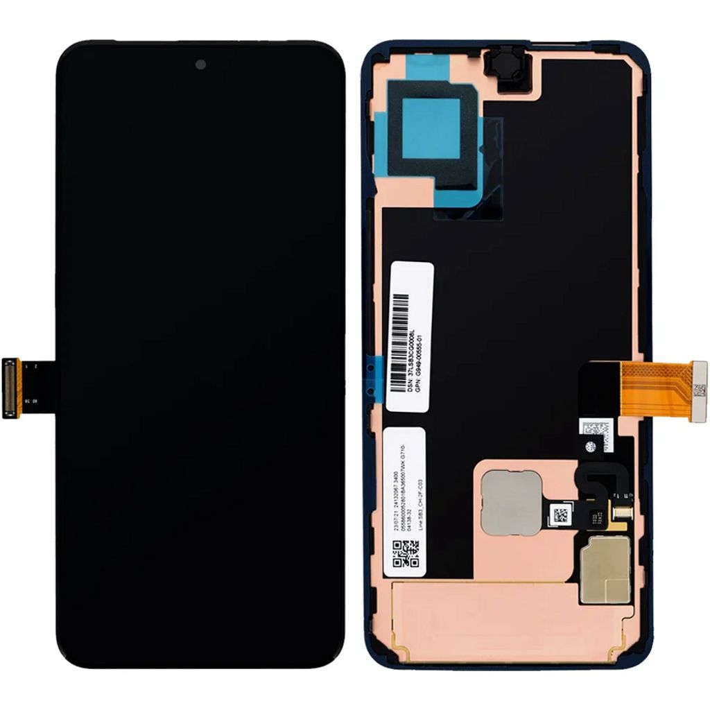 Google Pixel 8 Service Pack LCD-display – svart