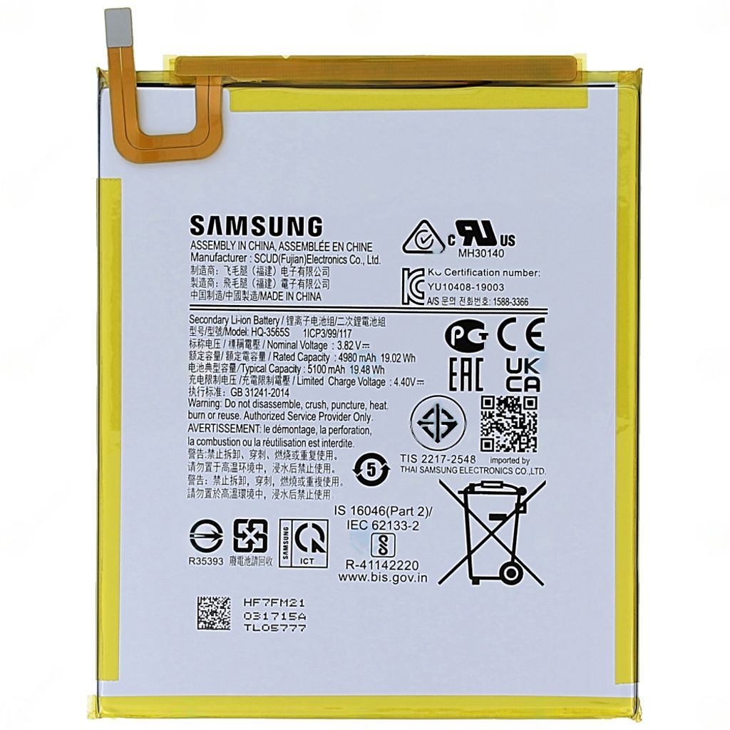 Samsung Galaxy Tab A9 batteri