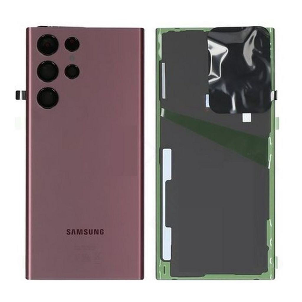 Samsung Galaxy S22 Ultra backside - Burgundy