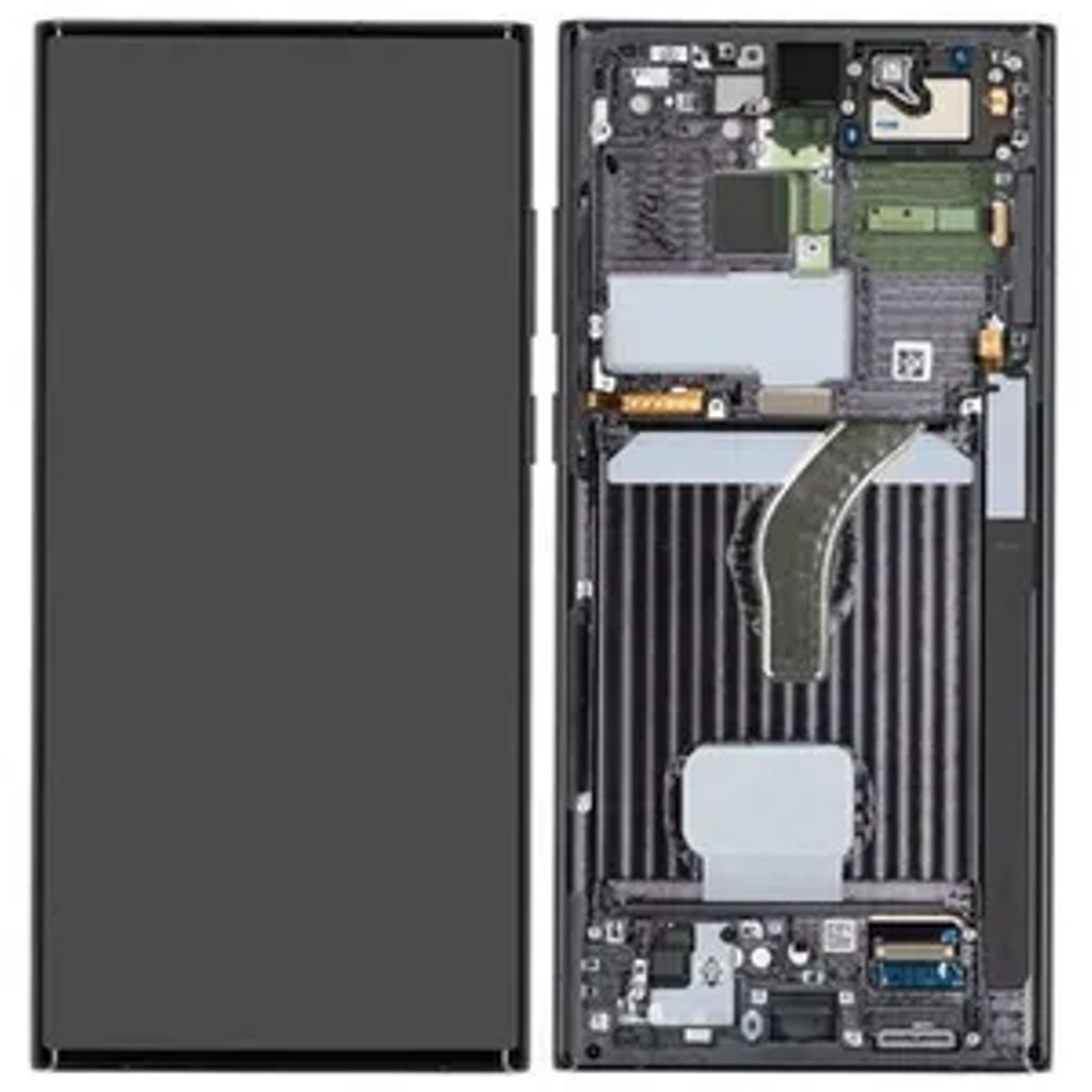 Samsung SM-S908B Galaxy S22 Ultra LCD + Touch + Front Cover - Phantom Black