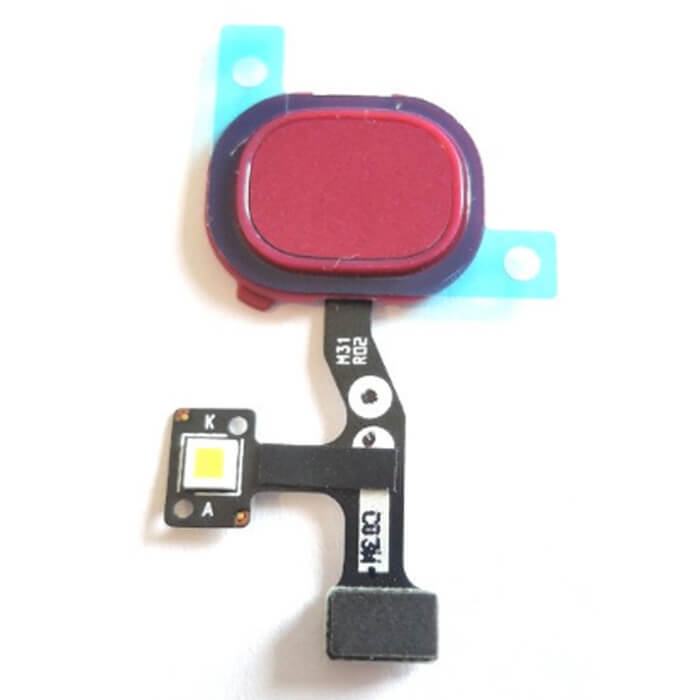 Samsung Galaxy M31 fingerprint sensor - röd