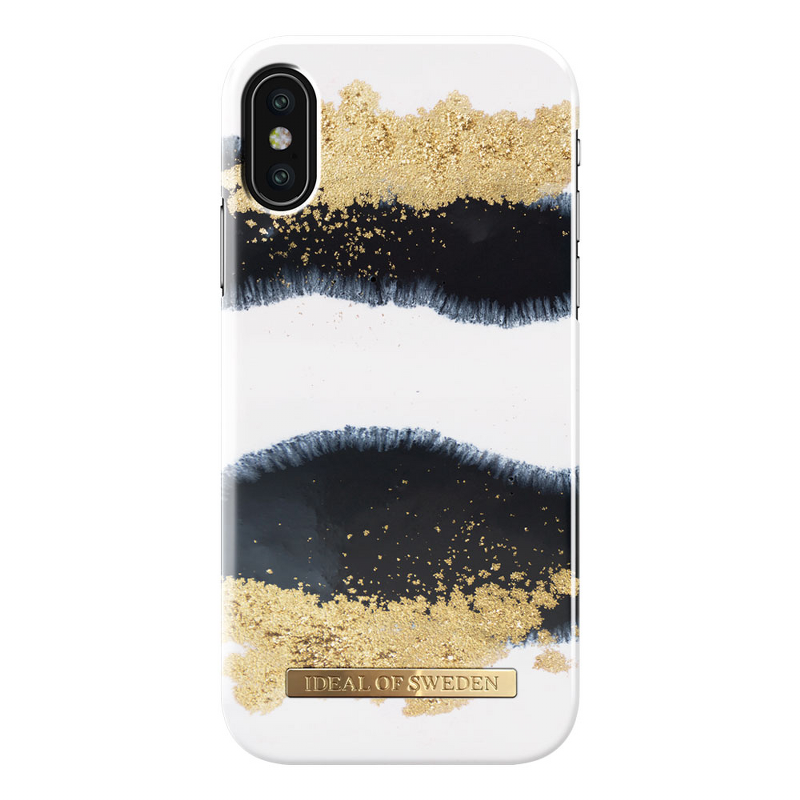 IDeal Fashion iPhone X-XS skal - Gleaming Licorice- transparent