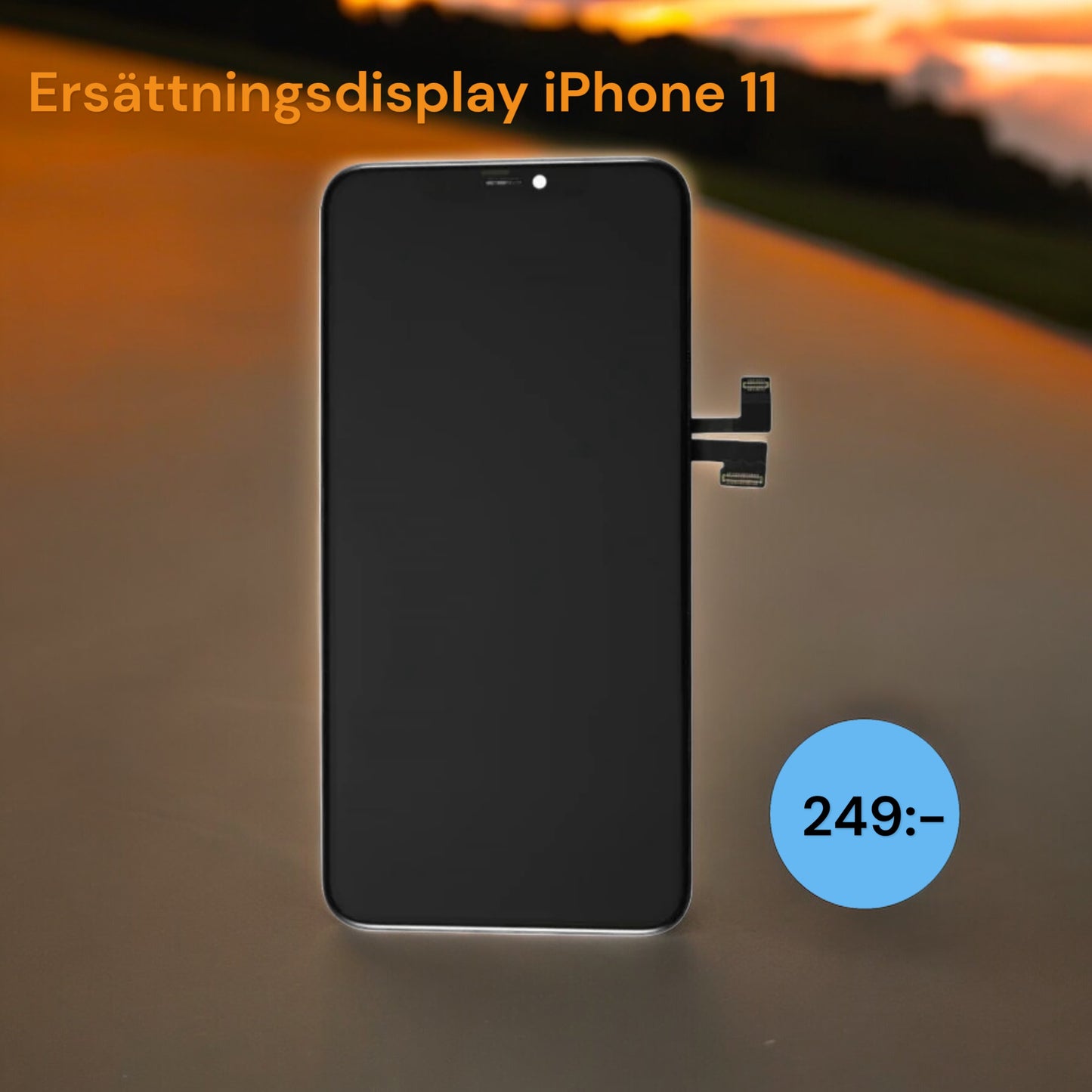 iPhone 11 LCD Skärm (Display för egen reparation)