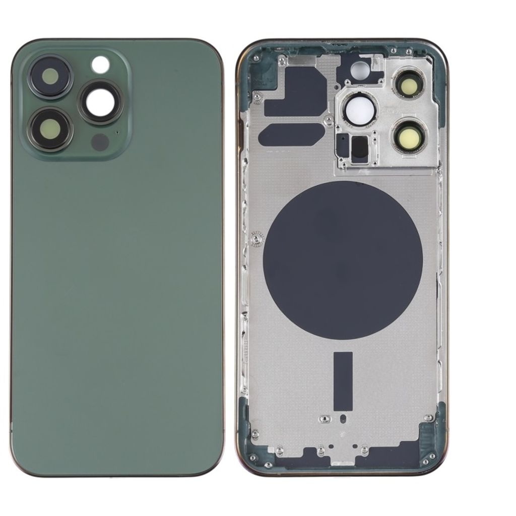 IPhone 13 Pro bakstycke med smådelar (utan logotyp) - grön