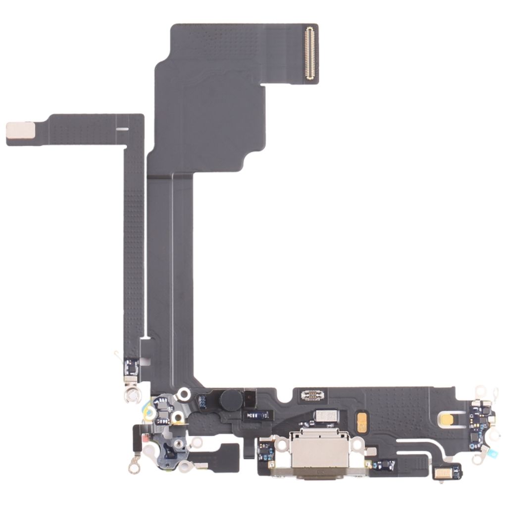 IPhone 15 Pro Max Original laddkontakt flexkabel – Natural Titanium